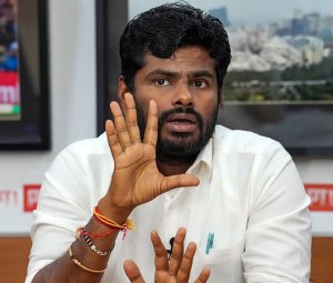கரூர் 3,084 ஏக்கர் நில விவகாரம் : தமிழக அரசுக்கு அண்ணாமலை ஆதரவு